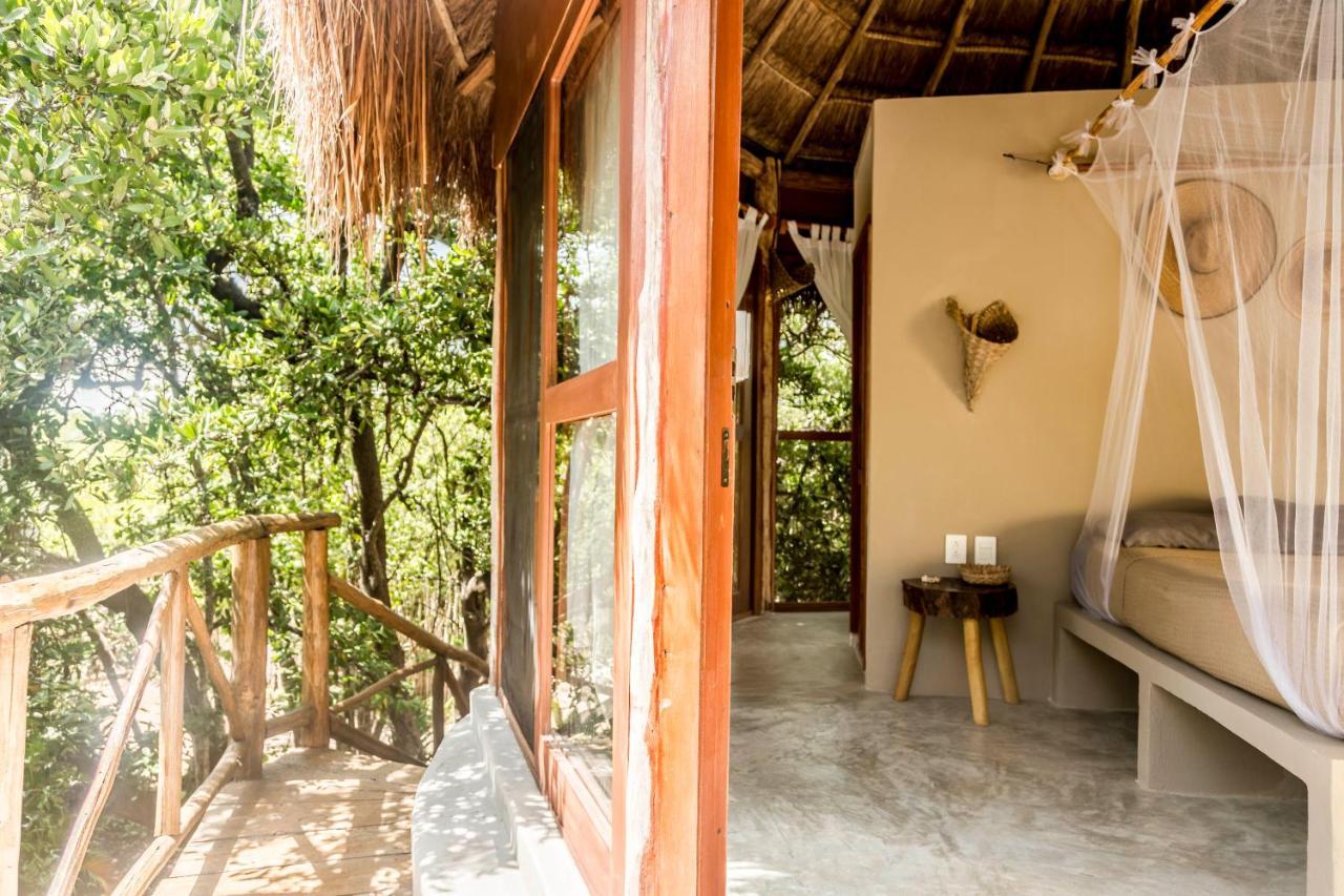 Mamasan Treehouses & Cabins Тулум Екстер'єр фото