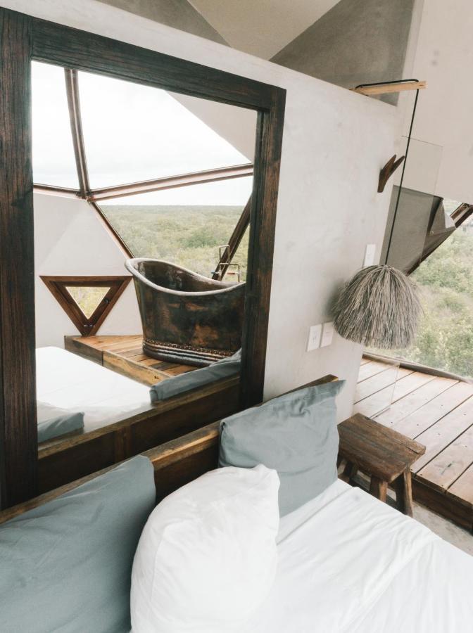 Mamasan Treehouses & Cabins Тулум Екстер'єр фото